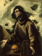 El Greco Saint Francis Receiving the Stigmata oil painting reproduction